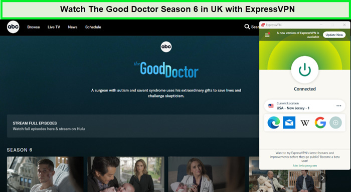 watch the good doctor in uk with expressvpn