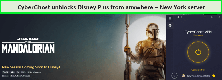  CyberGhost entsperrt Disney Plus. 