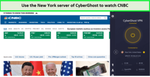 cyberghost-unblock-cnbc-outside-USA
