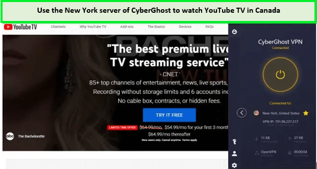 cyberghost-unblock-youtube-tv-in-canada