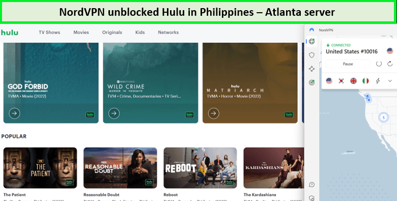 nordvpn-unblocked-hulu-in-philippines 