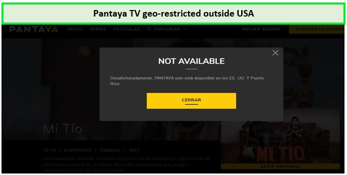 pantaya-tv-georestricted-error-outside-usa