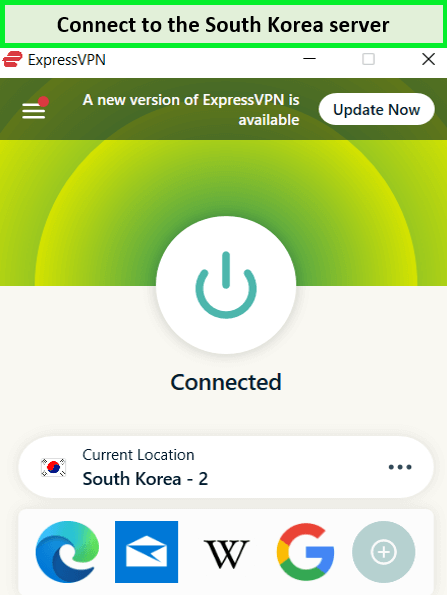 connect-to-the-south-korea-server