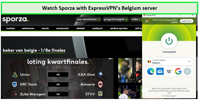 watch-sporza-with-expressvpn-in-Netherlands