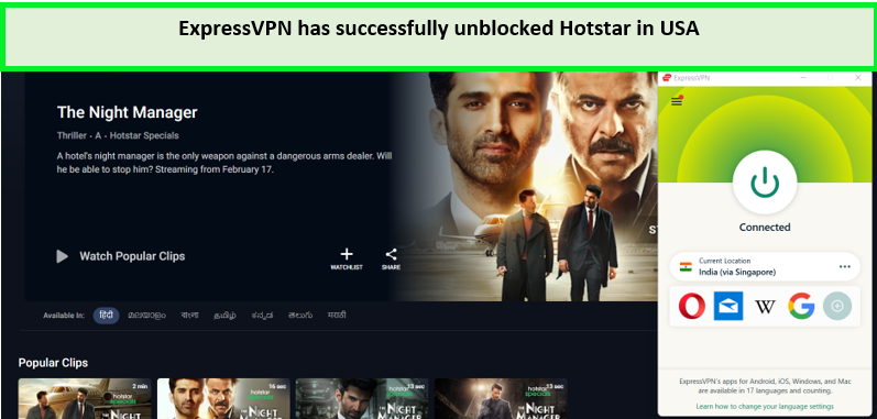 ExpressVPN-Unblocked-Hotstar-in-USA