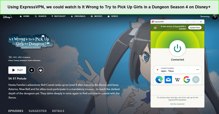 expressvpn unblocked-disney-plus-japan-to-watch-Is-It-Wrong-to-Try-to-Pick-Up-Girls-in-a-Dungeon