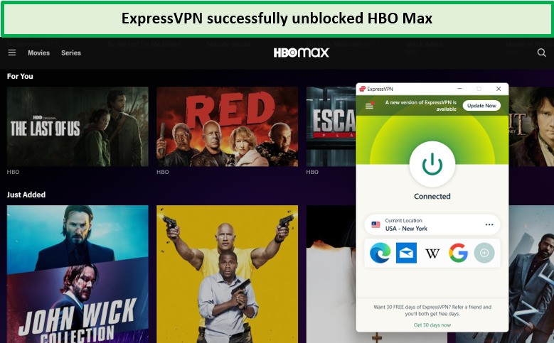 expressvpn unblocks hbo max