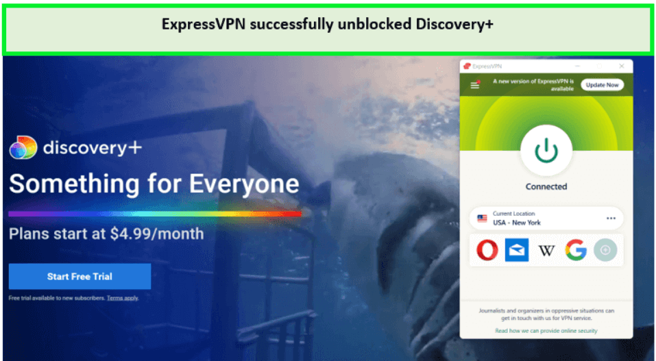  ExpressVPN débloque US Discovery Plus. in - France 