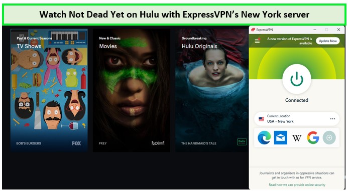 watch-not-dead-yet-on-hulu-with-expressvpn-in-new-zealand