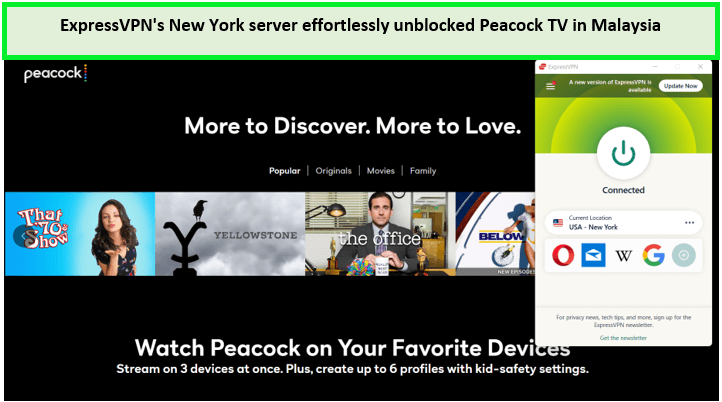 ExpressVPN's-New-York-server-effortlessly-unblocked-Peacock-TV-in-Malaysia 