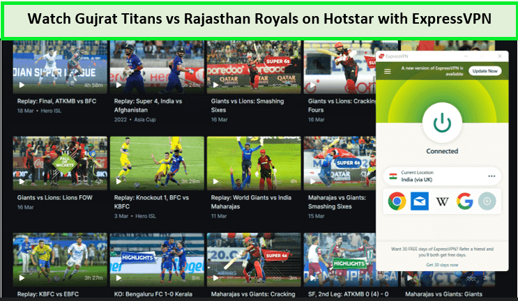 Watch-GR-vs-RR-on-Hotstar-with-ExpressVPN-in-Singapore