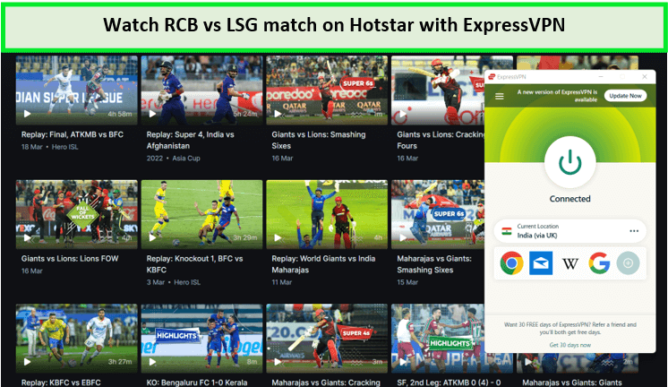 Watch-RCB-vs-LSG-match-on-Hotstar-outside-India 