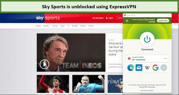  ExpressVPN - Deblokkeer Sky Sports in Nederland 