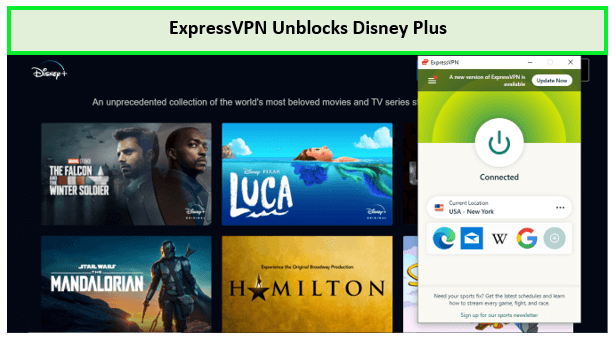 ExpressVPN unblocks Disney Plus