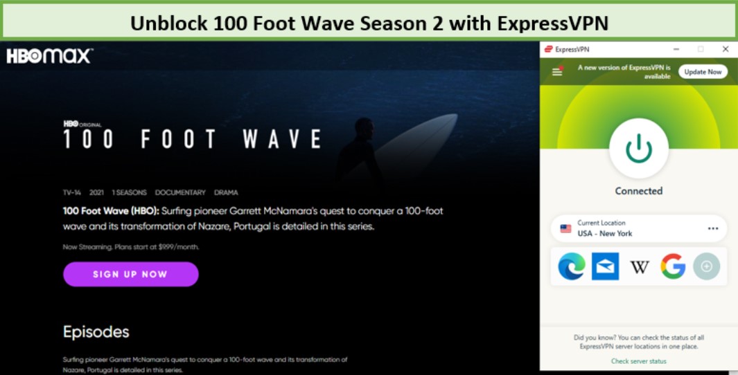 unblock-100-wave-foot-on-hbo-max-with-expressvpn