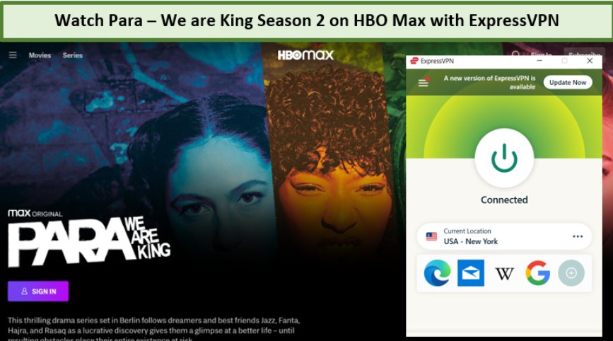 watch-para-we-are-king-on-hbo-max-in-Spain-with-expressvpn