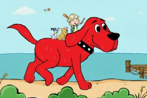 Clifford-the-big-red-dog-in-Australia-kids-movie