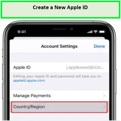  Crea un nuovo Apple ID in Italia. 