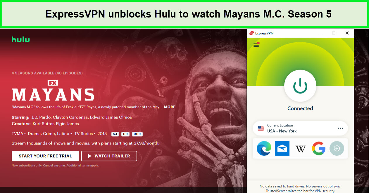 Mayans-M.C-Season 5-on-Hulu-with-expressvpn--