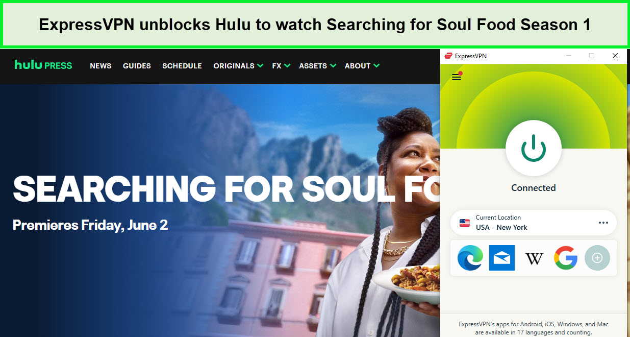 Watch-Searching-for-Soul-Food-Season-1-on-Hulu-in-New Zealand-with-expressvpn