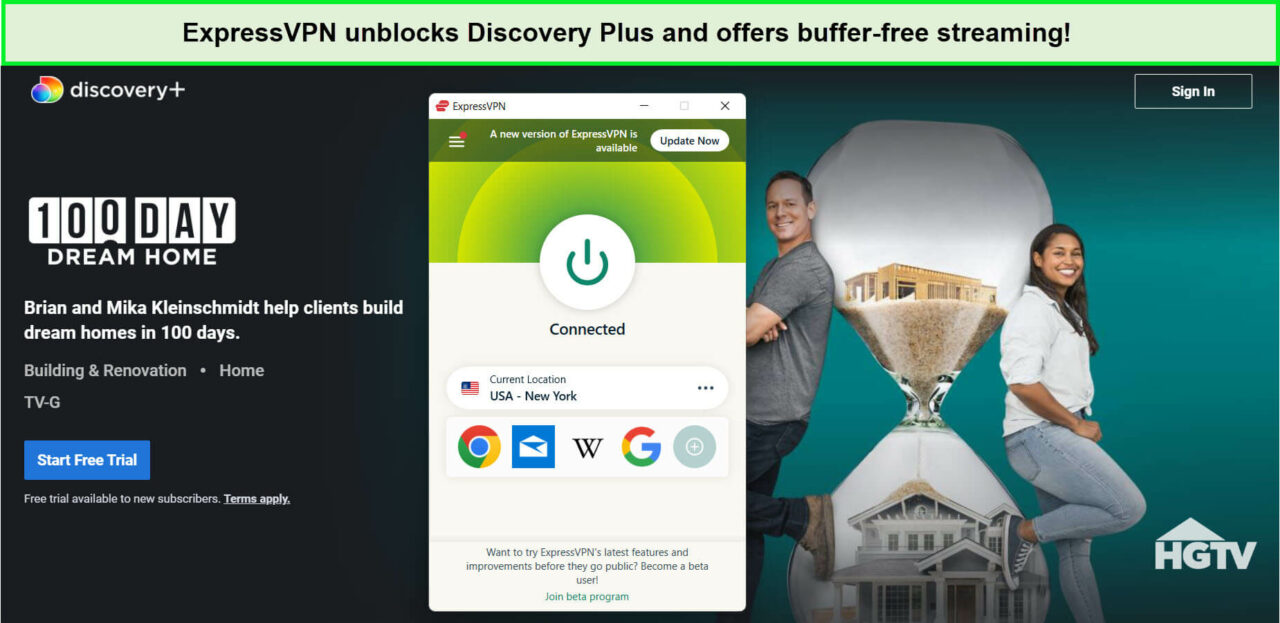 expressvpn-unblocks-hundred-day-dream-home-on-discovery-plus-in-Canada