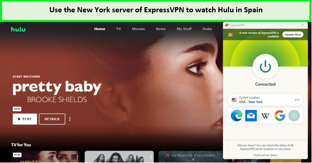  ExpressVPN con Hulu en España 