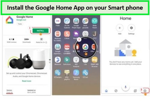  Lade die Google Home App herunter. 