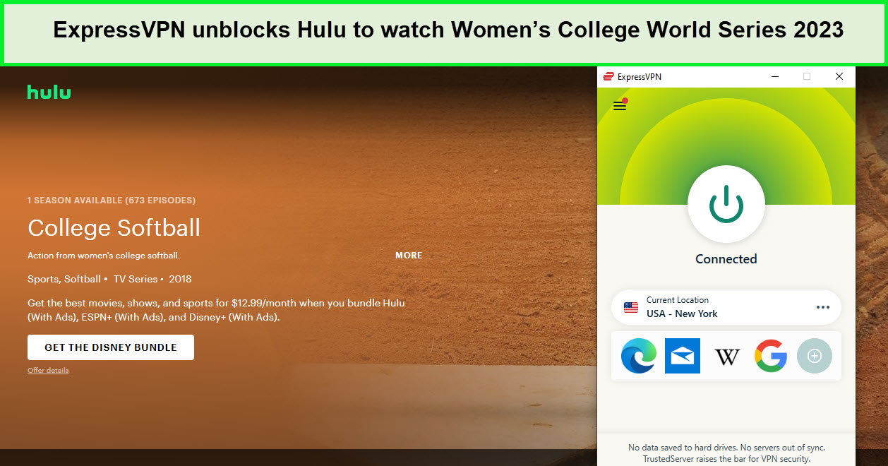 watch-Womens-College-World-Series-2023-in-UK-with-expressvpn-on-hulu