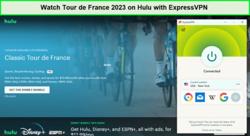 ExpressVPN-unblocks-watch-Tour-de-France-2023-in-South Korea-on-hulu