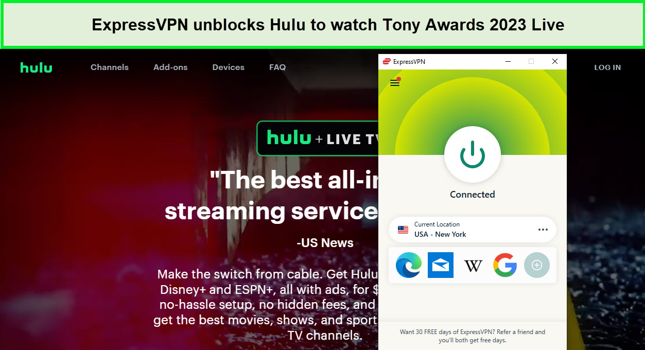 Watch-Tony-Award-2023-Live-on-hulu-with-expressvpn-outside-USA