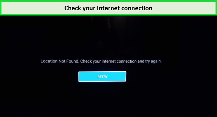  Controleer uw internetverbinding. [intent origin=