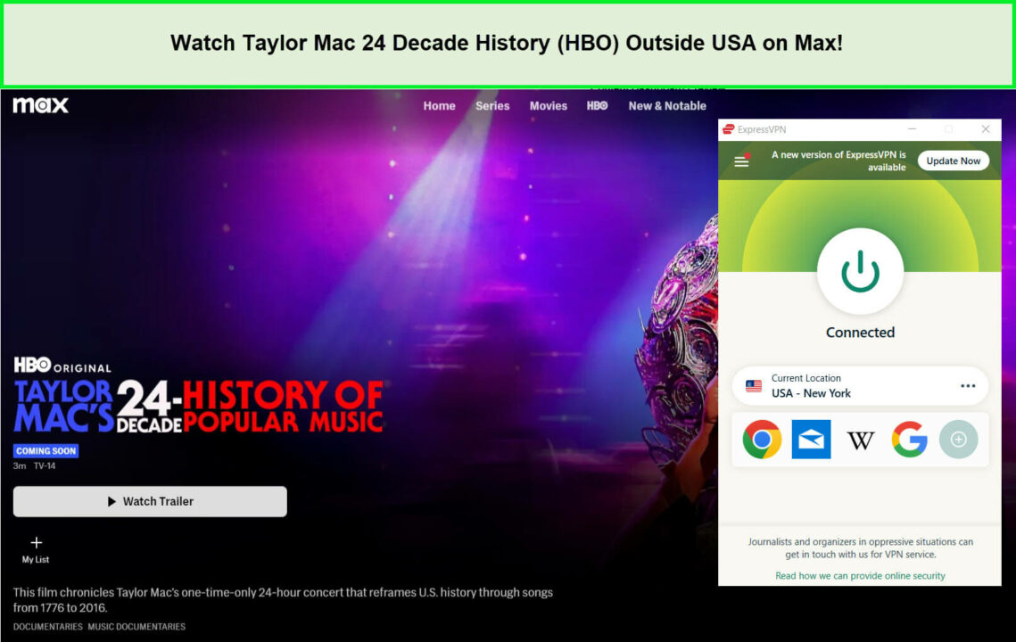 Watch-Taylor-Mac-24-Decade-History-(HBO)- -on-Max-with-ExpressVPN