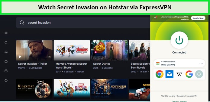 watch-secret-invasion-via-ExpressVPN-on-hotstar-in-USA