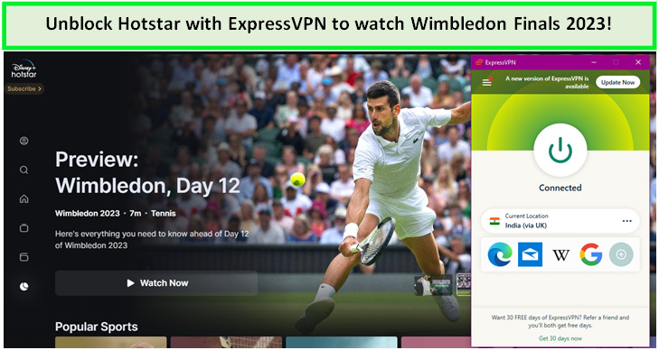 Unblock-Hotstar-with-ExpressVPN-to-watch-Wimbledon-Finals-2023-in-South Korea!
