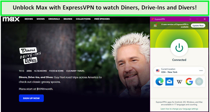 watch-Diners-Drive-Ins-and-Divers-season-45-in-New Zealand-on-max-with-expressvpn