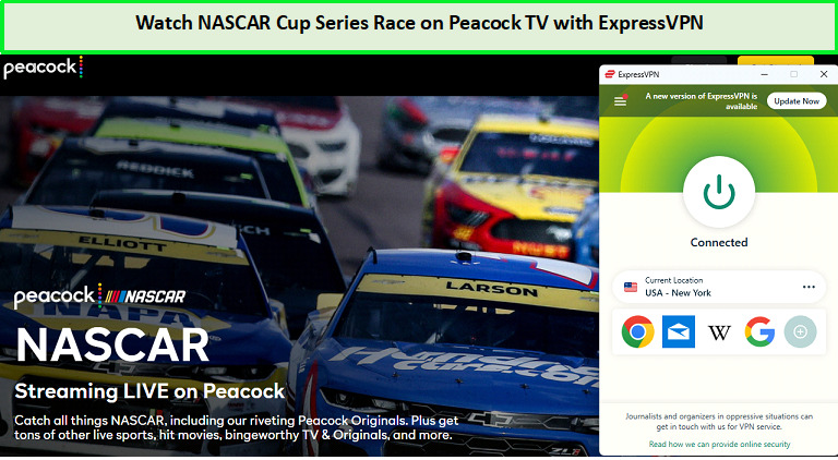 Watch-nascar-cup-series-in-South Korea-on-Peacock-TV-with-ExpressVPN