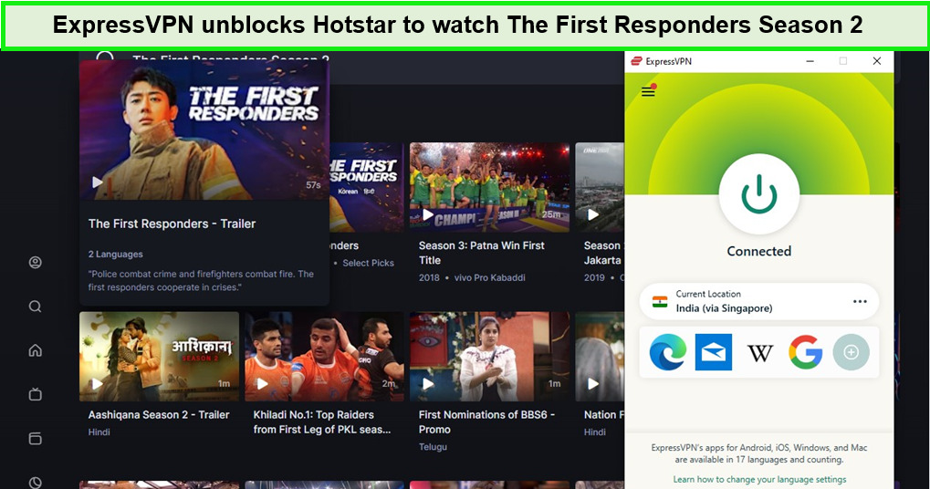 Use-ExpressVPN-to-watch-The-First-Responders-Season-2-in-Netherlands-on-Hotstar