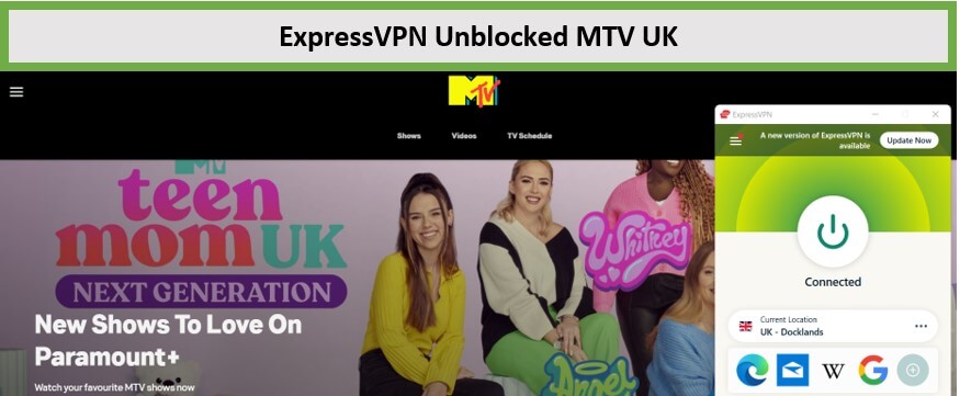 Watch MTV UK in-Australia with ExpressVPN