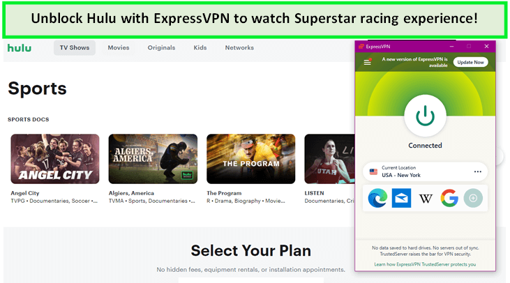 Watch-superstar-racing-experience-2023-outside-USA-on-Hulu-with-ExpressVPN!