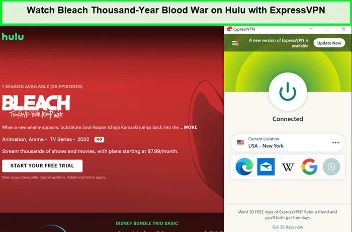 watch-bleach-thousand-year-blood-war-in-Spain-on-hulu-with-expressvpn