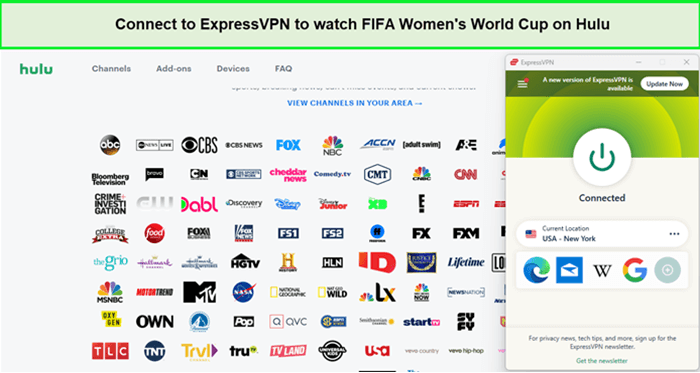 watch-fifa-women-world-cup-on-hulu-in-Italy-with-expressvpn