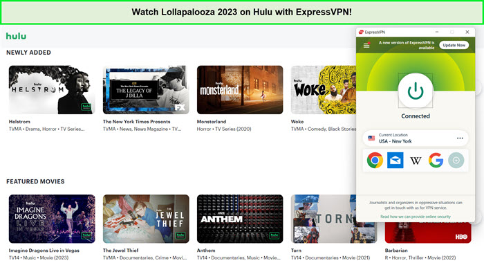 watch-lollapalooza-2023-on-hulu-with-expressvpn-in-South Korea