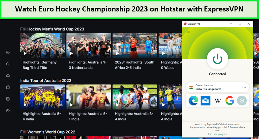 Watch-Euro-Hockey-Championship-2023-in-New Zealand-on-Hotstar-with-ExpressVPN