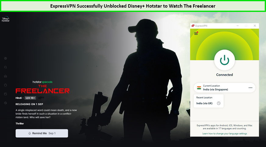 Use-ExpressVPN-to-Watch-The-Freelancer-in-New Zealand-on-Hotstar
