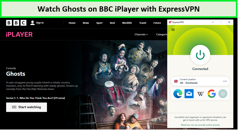 Watch-Ghosts-in-New Zealand-on-BBC-iplayer-with-ExpressVPN
