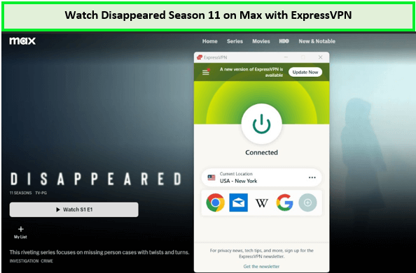 Watch-Disappeared-Season-11-in-Italy-on-Max-with-ExpressVPN