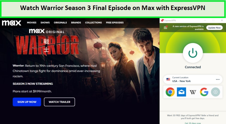 Watch Warrior Season 3 Final Episode in Canada Easily