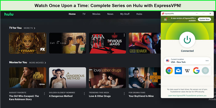 watch-once-upon-a-time-complete-series-on-hulu-outside-USA-with-expressvpn