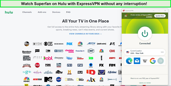 watch-superfan-on-hulu-in-Singapore-with-expressvpn