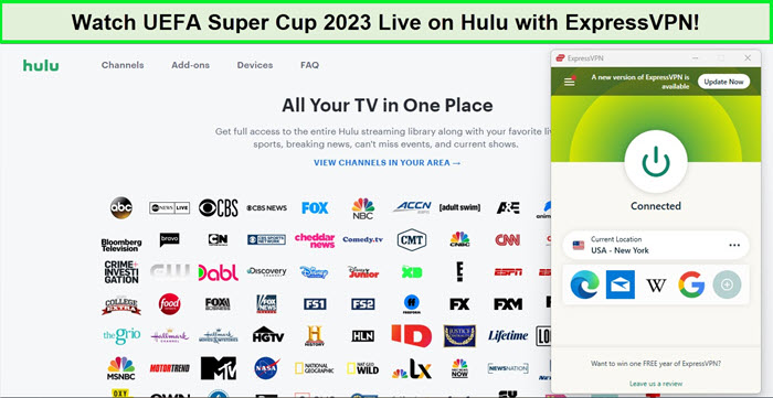 watch-uefa-super-cup-live-on-hulu-in-Spain-with-expressvpn